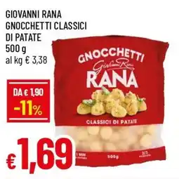 IperFamila Giovanni rana gnocchetti classici di patate offerta