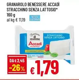 IperFamila Granarolo benessere accadì stracchino senza lattosio offerta