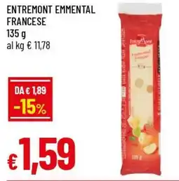 IperFamila Entremont emmental francese offerta