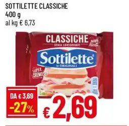 IperFamila Sottilette classiche offerta