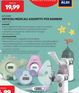 ALDI Active med articoli medicali assortiti per bambini offerta