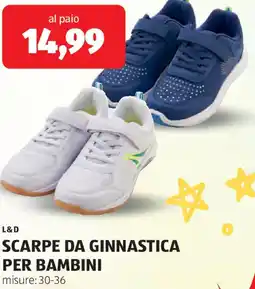 ALDI L&d scarpe da ginnastica per bambini offerta