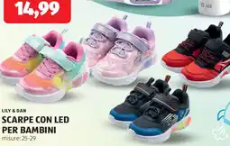 ALDI Lily & dan scarpe con led per bambini offerta