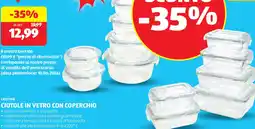 ALDI Crofton ciotole in vetro con coperchio offerta