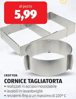 ALDI Crofton cornice tagliatorta offerta