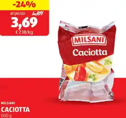 ALDI Milsani caciotta offerta