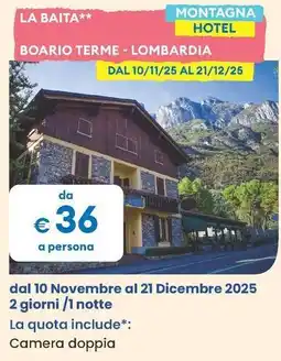 MD Discount La baita boario terme - lombardia offerta