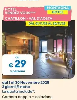 MD Discount Hotel rendez vous offerta