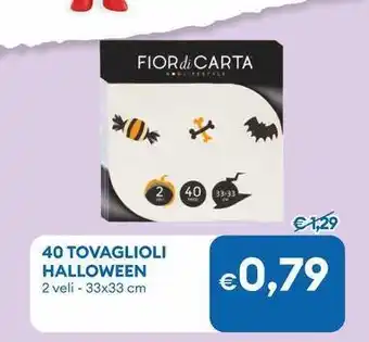 MD Discount 40 tovaglioli halloween offerta