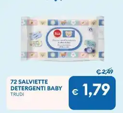MD Discount 72 salviette detergenti baby TRUDI offerta