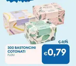 MD Discount 300 bastoncini cotonati FLOU offerta