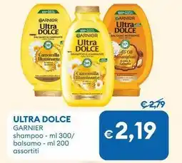 MD Discount Ultra dolce GARNIER shampoo-Balsamo offerta