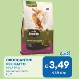 MD Discount Croccantin menu completo MIBA PRO offerta