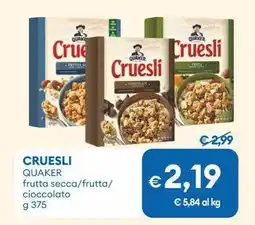 MD Discount Cruesli QUAKER offerta