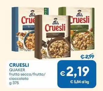 MD Discount Cruesli QUAKER offerta