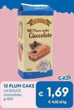 MD Discount 10 plum cake LA DOLCE offerta