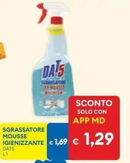 MD Discount Sgrassatore mousse igienizzante DAT5 offerta