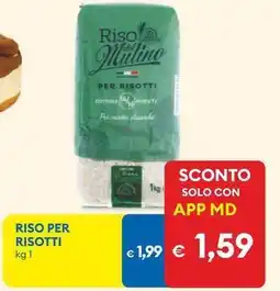 MD Discount Riso per RISOTTI offerta
