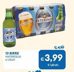 MD Discount 10 birre MATERDEUS offerta