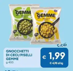 MD Discount Gnocchetti di ceci/piselli GEMME offerta