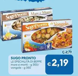 MD Discount Sugo pronto LE SPECIALITÀ DI BEPPE offerta