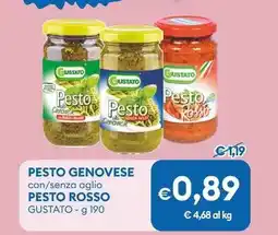 MD Discount Pesto genovese pesto rosso GUSTATO offerta