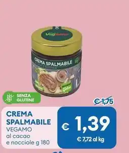 MD Discount Crema spalmabile VEGAMO offerta