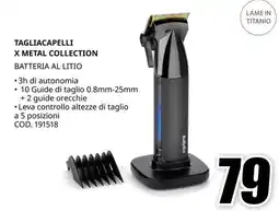 MediaWorld BaByliss Tagliacapelli x metal collection offerta