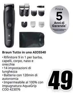 MediaWorld Braun Tutto in uno AIO5540 offerta