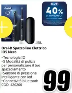 MediaWorld Oral-B Spazzolino Elettrico i05 Nero offerta