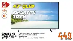 Extracoop SAMSUNG TV QLED 43" UHD 4K QE43Q7FAAUXZT offerta