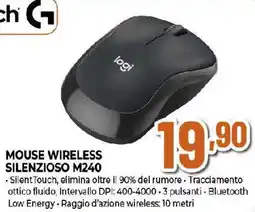 Extracoop logitech MOUSE WIRELESS SILENZIOSO M240 offerta