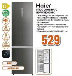 Extracoop Haier FRIGO COMBINATO HDPW3620DNPD offerta