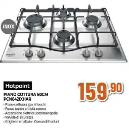Extracoop Hotpoint PIANO COTTURA 60CM PCN642IXHAR offerta