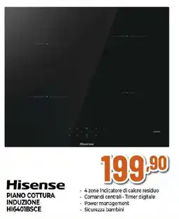 Extracoop Hisense PIANO COTTURA INDUZIONE H16401BSCE offerta