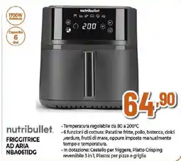 Extracoop nutribullet. FRIGGITRICE AD ARIA NBA0611DG offerta