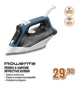 Extracoop Rowenta FERRO A VAPORE EFFECTIVE DX1550 offerta