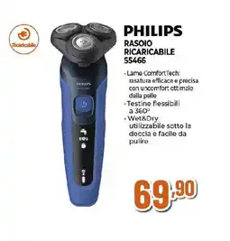 Extracoop PHILIPS RASOIO RICARICABILE S5466 offerta