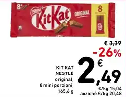 Spazio Conad Kit kat NESTLÈ offerta