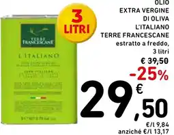 Spazio Conad Olio extra vergine di oliva l'italiano TERRE FRANCESCANE offerta