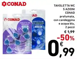 Spazio Conad Tavoletta wc 5 azioni CONAD offerta