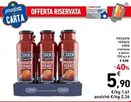 Spazio Conad Passata verace CIRIO offerta