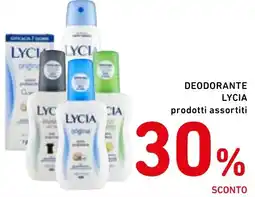 Spazio Conad Deodorante LYCIA offerta