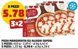 PENNY Pizza margherita GLI ALLEGRI SAPORI 3 pezzi offerta