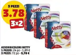 PENNY Assorbicolori NETTY 3 pezzi offerta