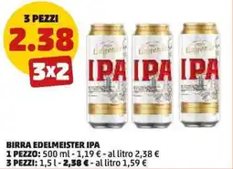 PENNY Birra edelmeister IPA 3 pezzi offerta