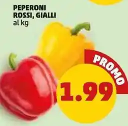 PENNY Peperoni rossi, gialli offerta