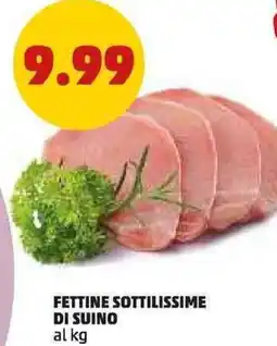 PENNY Fettine sottilissime di suino offerta