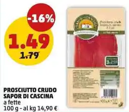 PENNY Prosciutto crudo SAPOR DI CASCINA offerta