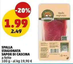 PENNY Spalla stagionata SAPOR DI CASCINA offerta